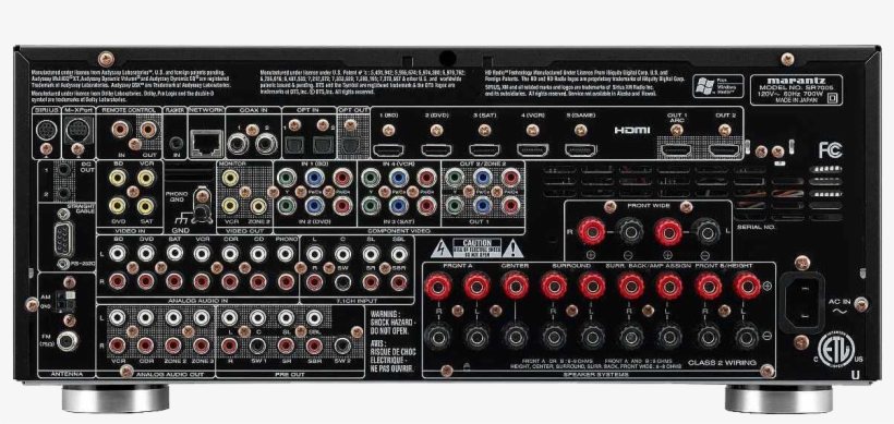 Larger / More Photos - Marantz Sr 7005 Av Network Receiver - Black, transparent png download