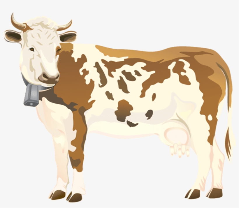 Free Png Images - Clip Art Cow Png, transparent png download