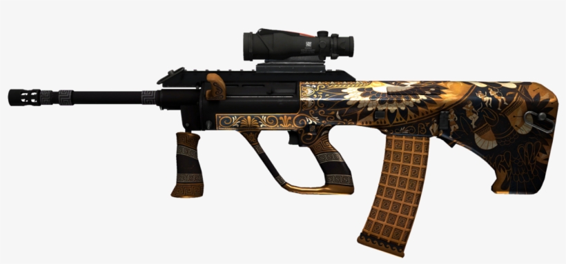 Awp Cs Go Png Svg Free Download - Aug Amber Slipstream Csgo, transparent png download