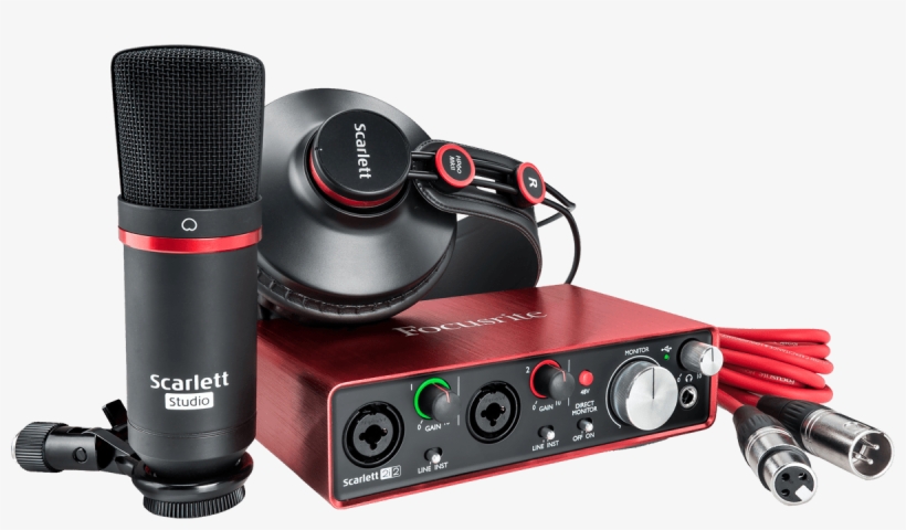 Focusrite Scarlett 2i2 Studio Pack - Focusrite Scarlett 2i2 4sound, transparent png download