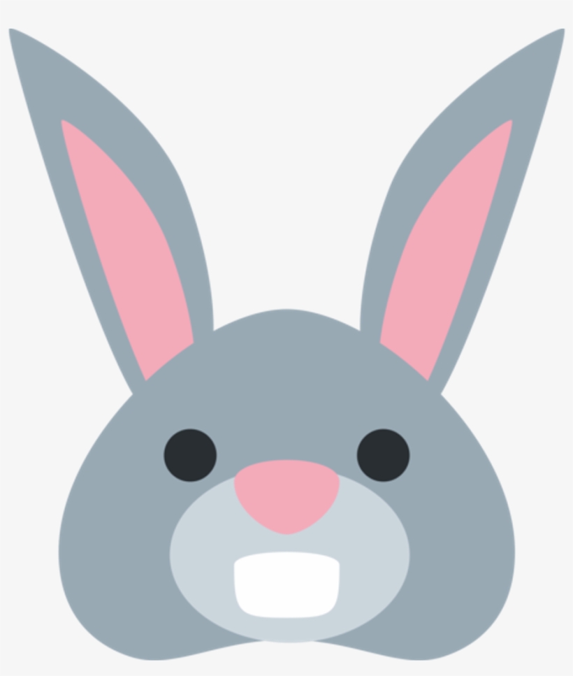 Phone Emoji Twitter Twitteremoji Bunny Bunnyemoji Freet - Rabbit Emoji Twitter, transparent png download