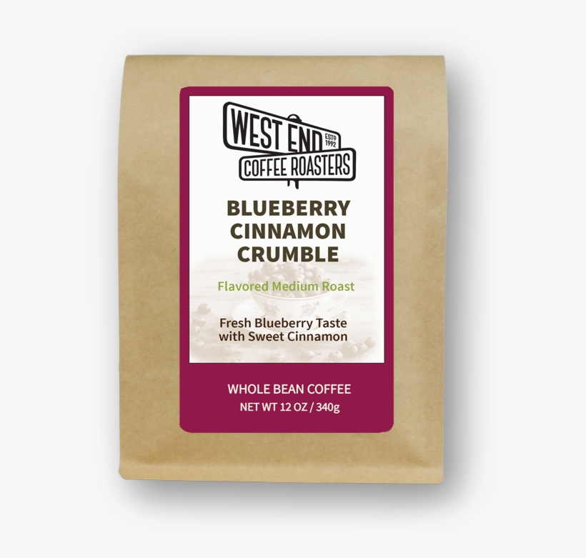 Blueberry Cinnamon Crumble V=1541003916 - West End Coffee Roasters Whole Bean Coffee Jamaican, transparent png download