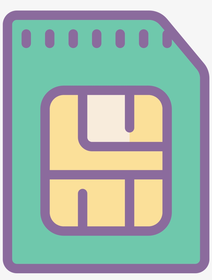 Scheda Sim Icon - Sim Icon, transparent png download