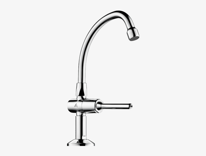 Tempostop Time Flow Pillar Tap, Swan Neck Spout & Control - Robinet Temporisé Tempostop, transparent png download