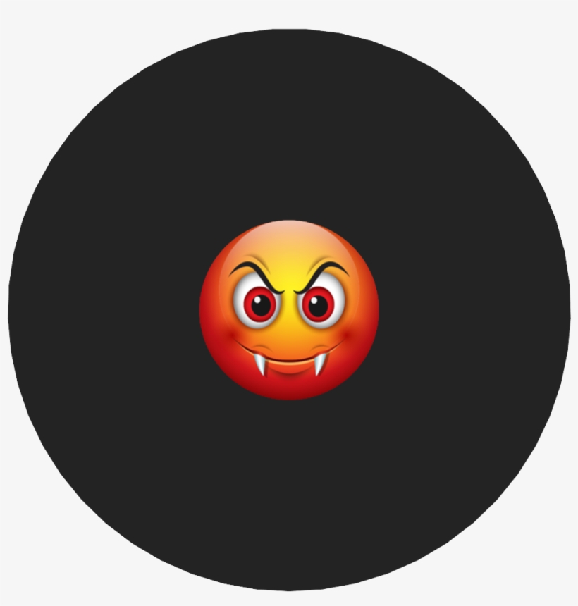 Dracula Emoji - Circle, transparent png download