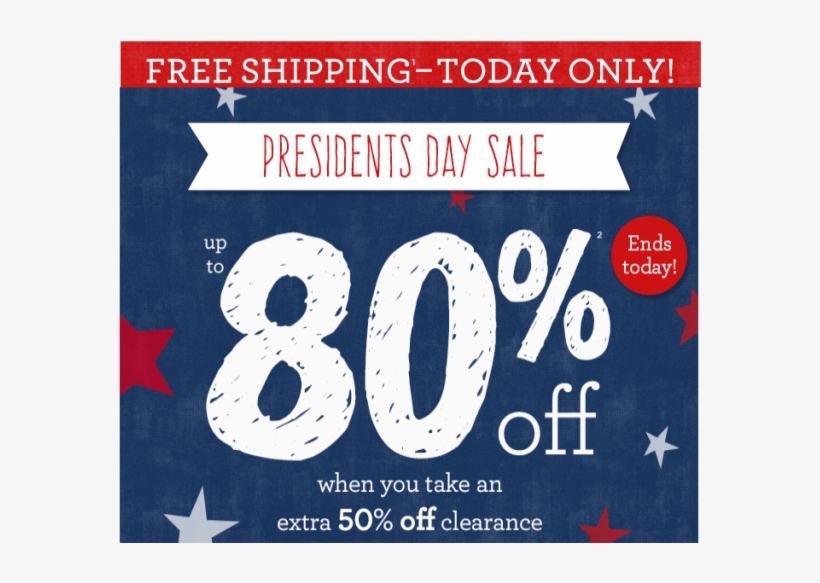 Gymboree Presidents Day Sale 2016 - Number, transparent png download