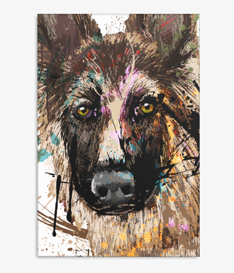German Shepherd Canvas P56 - German Shepherd Dog, transparent png download