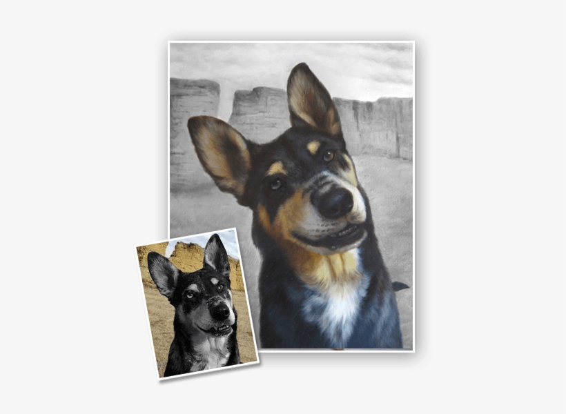 Pet Paintng In Oil - Basenji, transparent png download