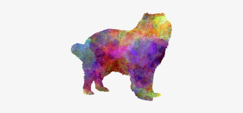 Click And Drag To Re-position The Image, If Desired - Caucasian Shepherd Dog Im Watercolor Rundes Keramik, transparent png download