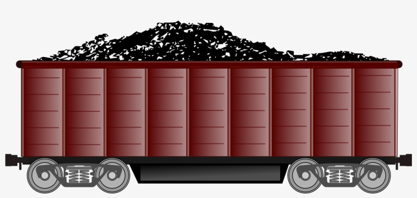 Train Rail Transport Coal Wagon Clip Art - Train Wagon Png, transparent png download