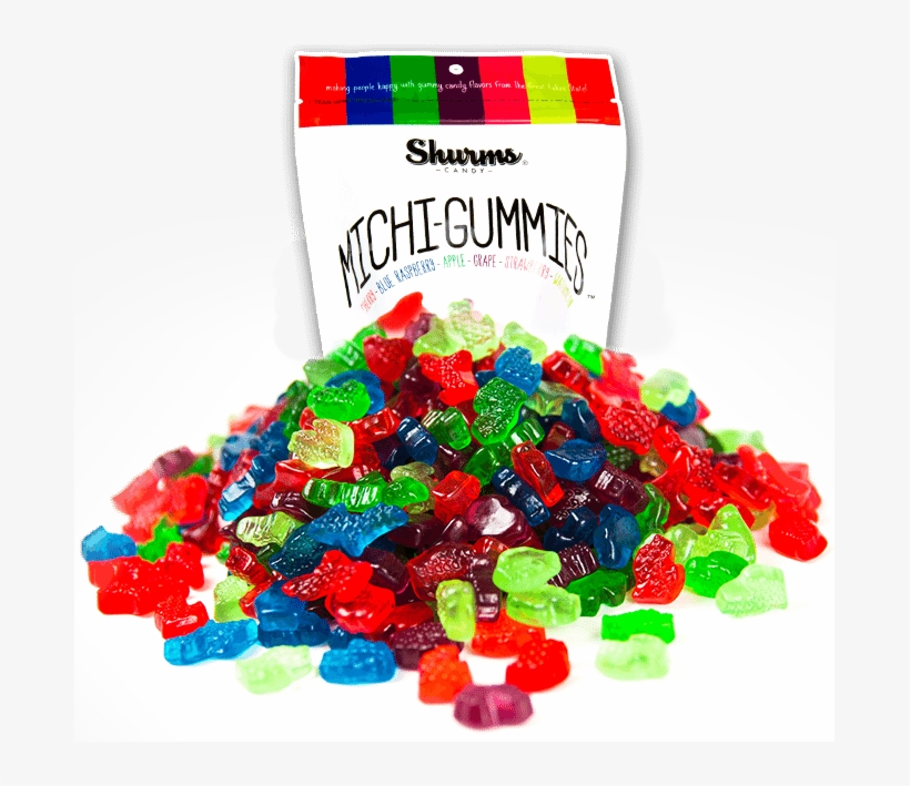 Michigan Shaped Gumy Candy - Gummy Bear, transparent png download