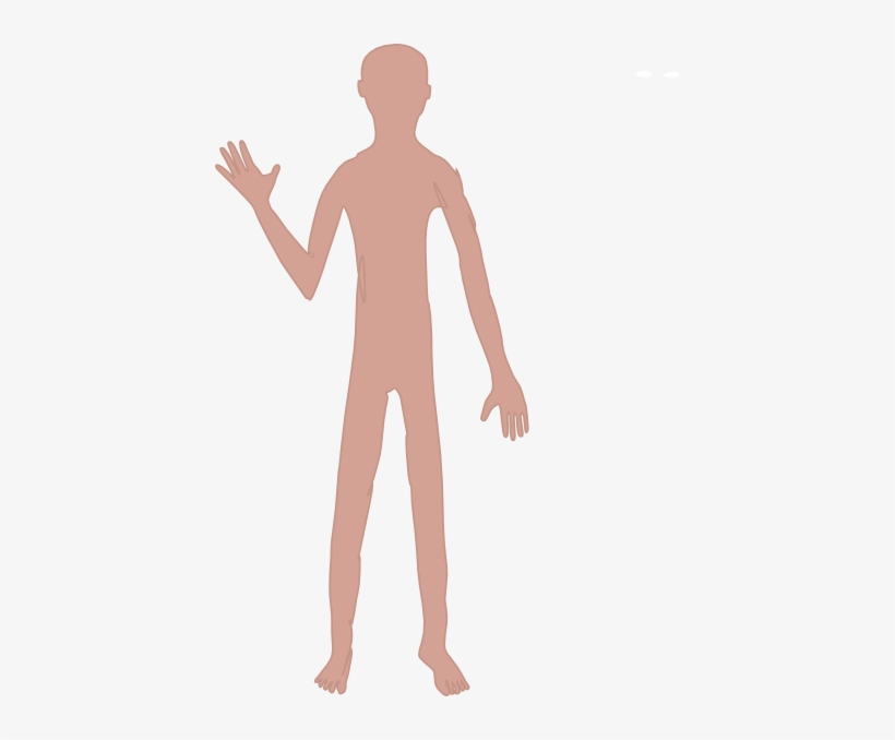 Male Body One Clip Art At Clker - Clip Art, transparent png download