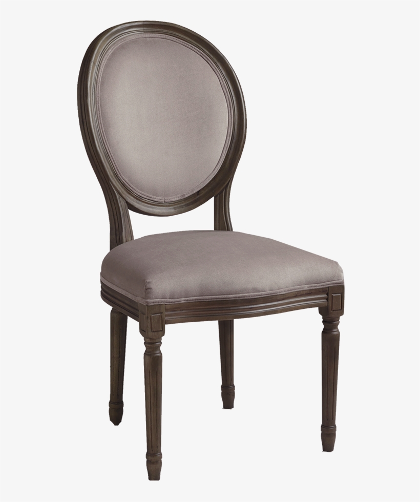 Ella Taupe Velvet Chair, transparent png download