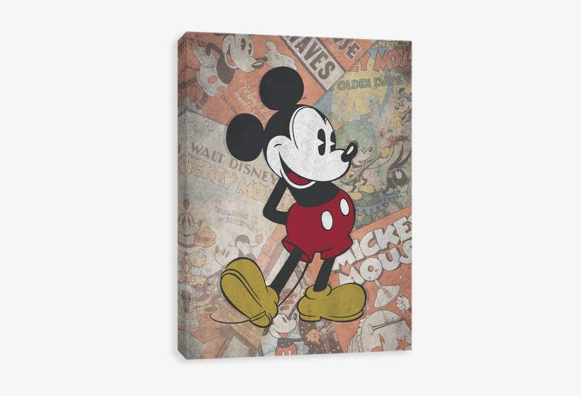 Mickey Vintage Collage - Mickey's Revue Movie Poster (11 X 17), transparent png download