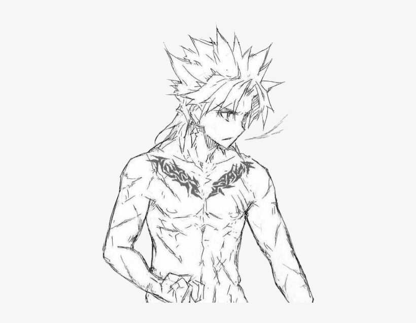 Shirou Kotomine Scars - Shirou Kotomine Shirtless, transparent png download