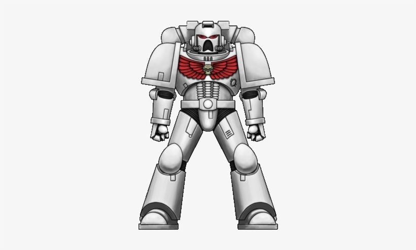 Colour Scheme White Scars - Black And White Space Marines, transparent png download