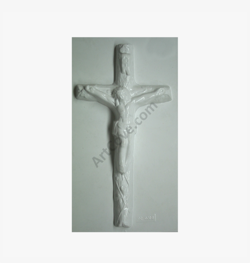 Jesus On Cross Plaster Mold - Cross Plaster Mold, transparent png download
