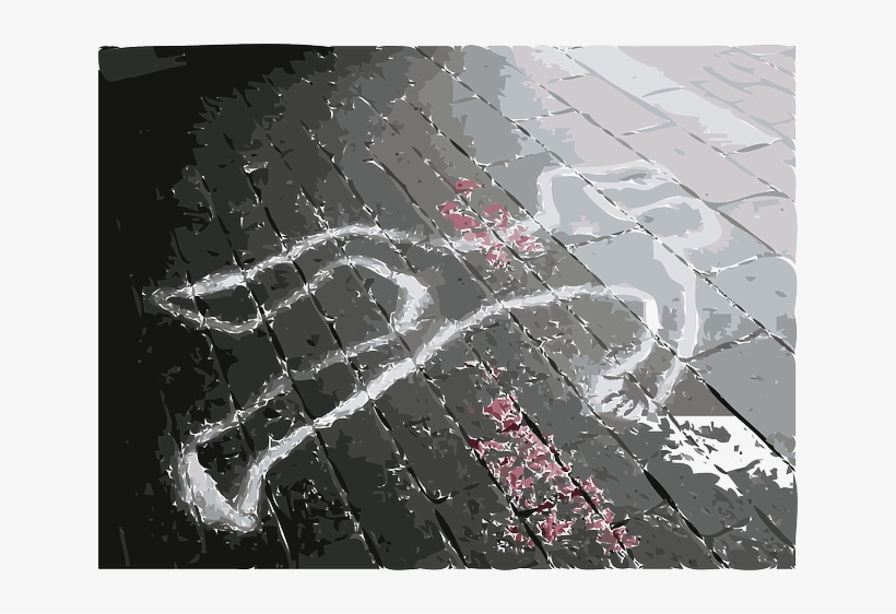 Dead, Outline, Marks, Person, Human, Scene, Body, Crime - Olay Yeri Inceleme Çizim, transparent png download