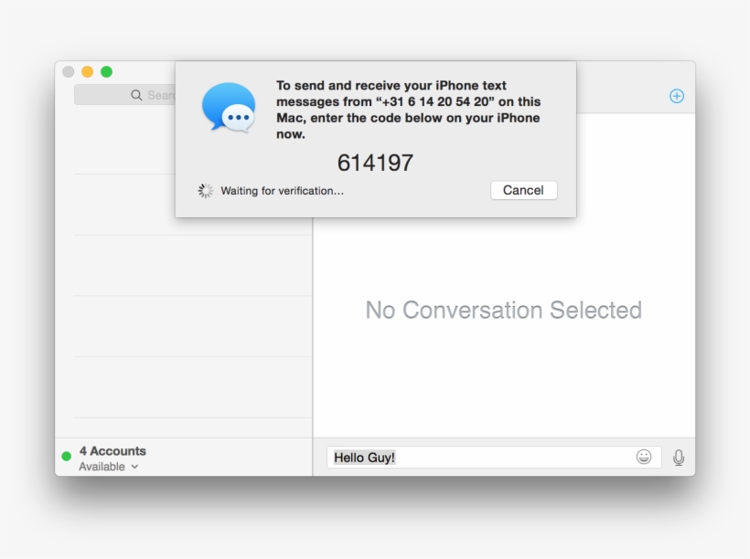 Receive Code On Mac Or Ipad - Server, transparent png download