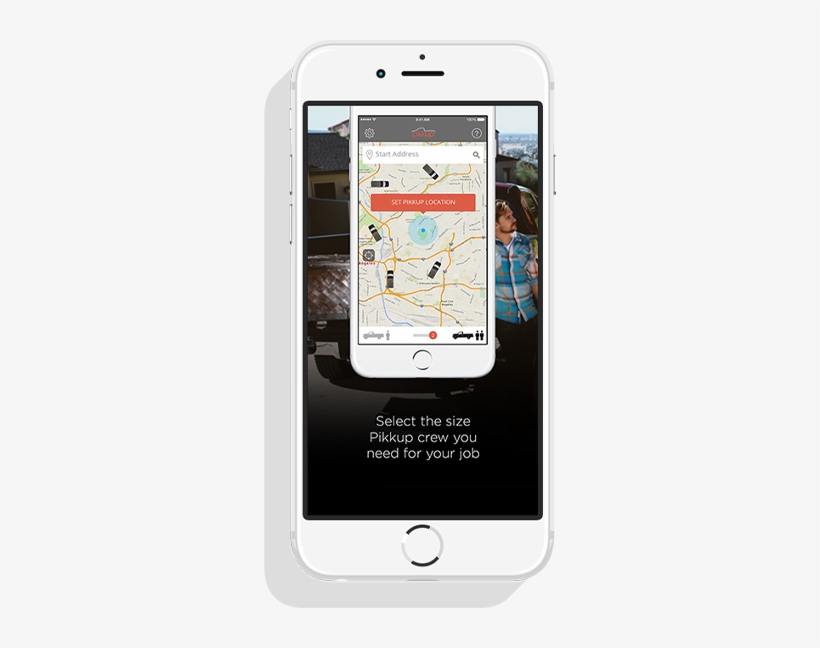 Pikkup Iphone And Android App - Iphone, transparent png download
