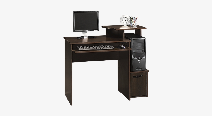 Sauder Beginnings Computer Desk Cnc - Sauder Beginnings Cinnamon Cherry Computer Desk, transparent png download