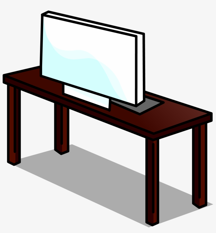 Computer Desk Sprite 008 - Desk Sprite, transparent png download