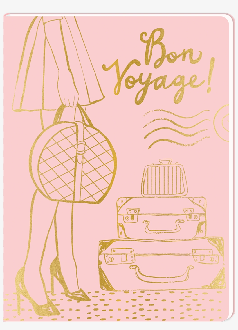 Banner Black And White Napkin Drawing On Lined Paper - Touch Of Europe Lady Jayne Bon Voyage Passport Cover, transparent png download