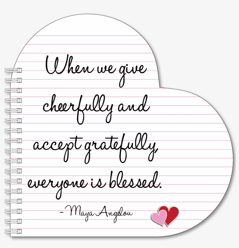 Day 9 Give The Gift Of A Personalized Heart Shaped - Notebook, transparent png download
