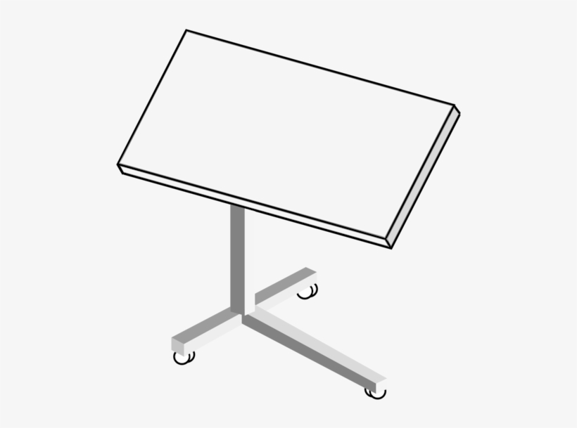 Table Computer Desk Writing Desk - Desk, transparent png download