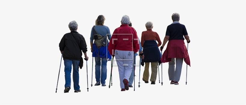 People Walking Png Walking Away Side View - Telemark Skiing, transparent png download