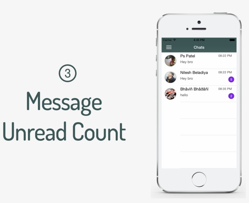 Chat Screen Contact List Covercode Main - Swift Chat List, transparent png download