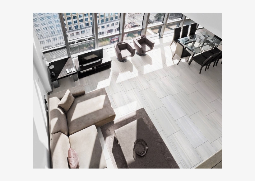 Watercolor Bianco White Porcelain Matte Floor And Wall - Tile, transparent png download
