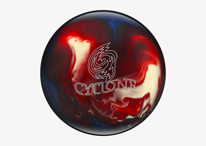 Cyclone - Red/white/blue - Ebonite Cyclone Bowling Ball, transparent png download