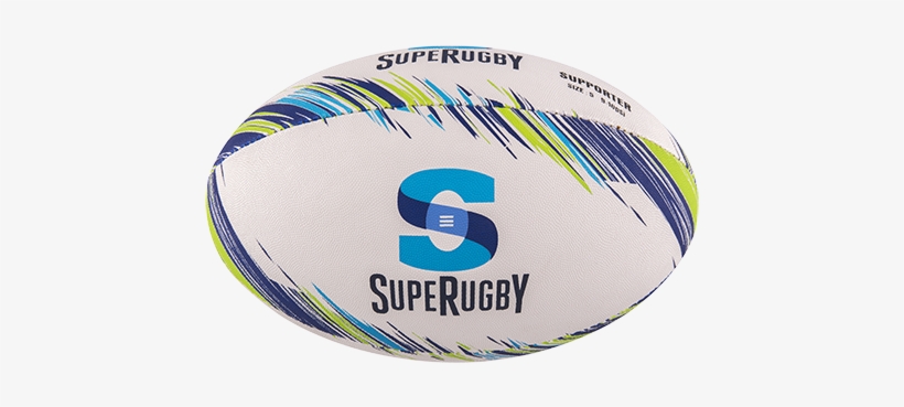 Gilbert Rugby Supporter Super Rugby Size 5 Panel - Gilbert Super Rugby Official Replica Rugby Ball, transparent png download