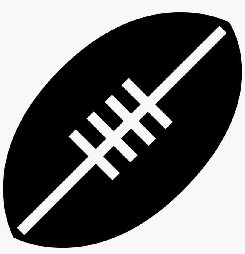 Rugby Ball - - Rugby Ball White Png Icon, transparent png download
