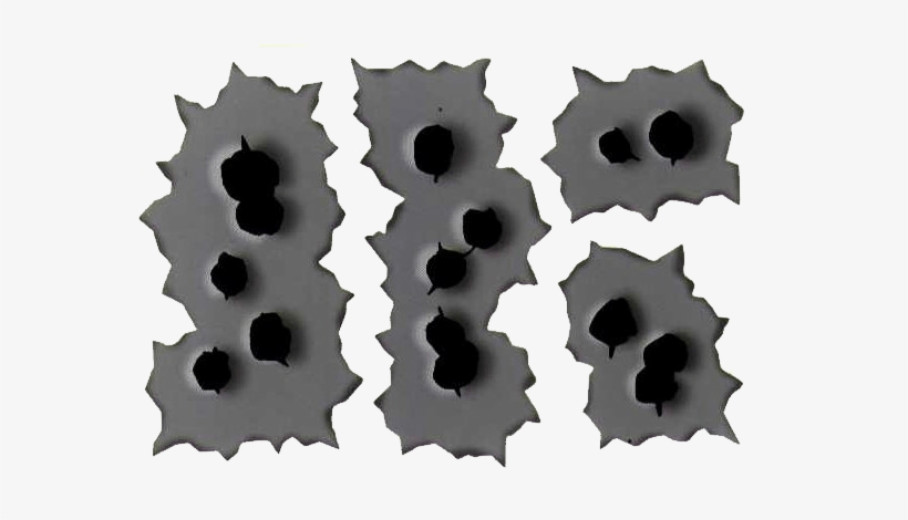 Bullet Holes Png Transparent Image - Bullet Holes Clipart Png, transparent png download