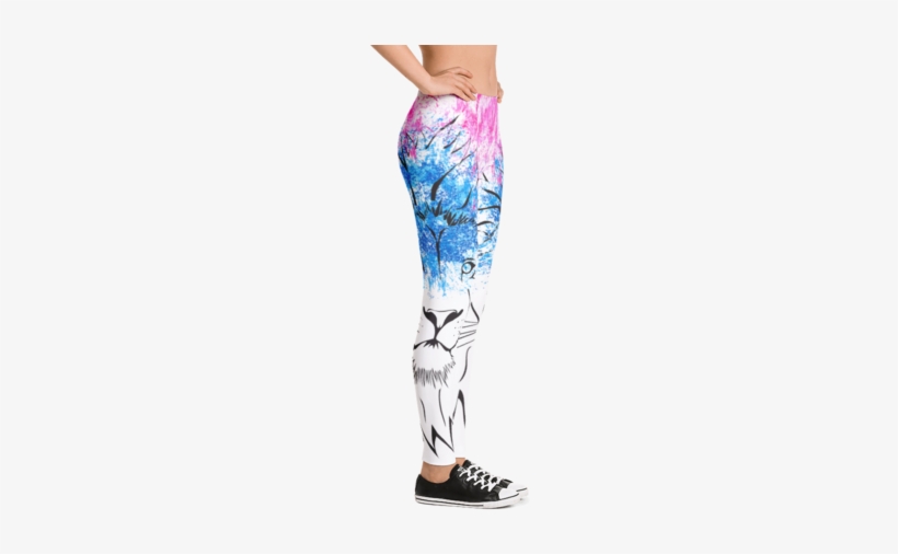 Galaxy Leo - Leggings - Dogzprinted - Bearonalog Farbe Splatter Leggings - Hergestellt In, transparent png download