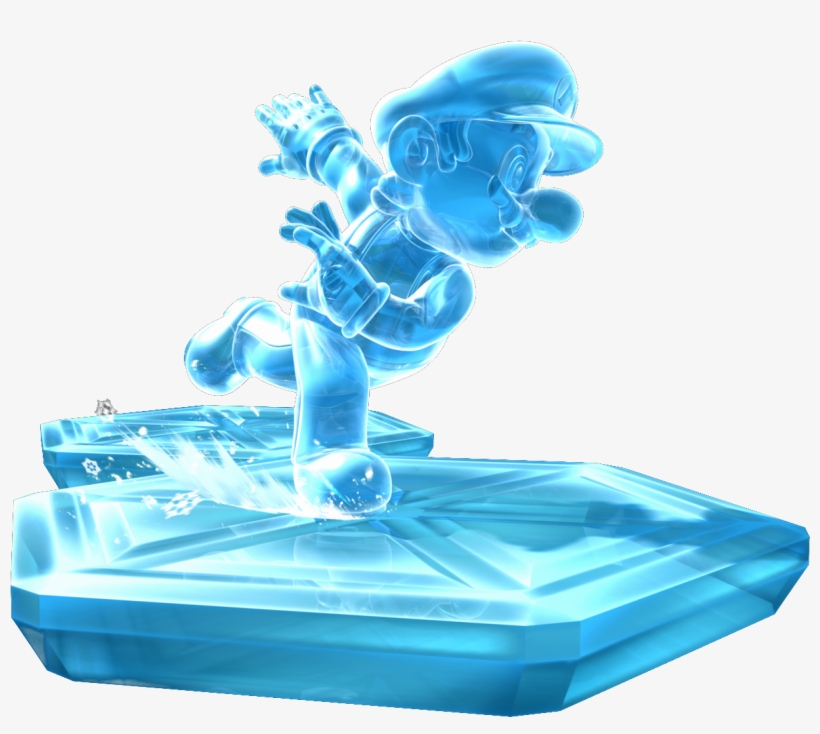 Ice Mario Artwork - Super Mario Galaxy Ice Mario, transparent png download