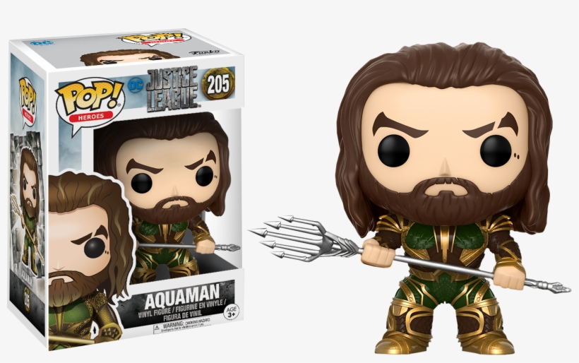Justice - Aqua Man Funko Pop, transparent png download