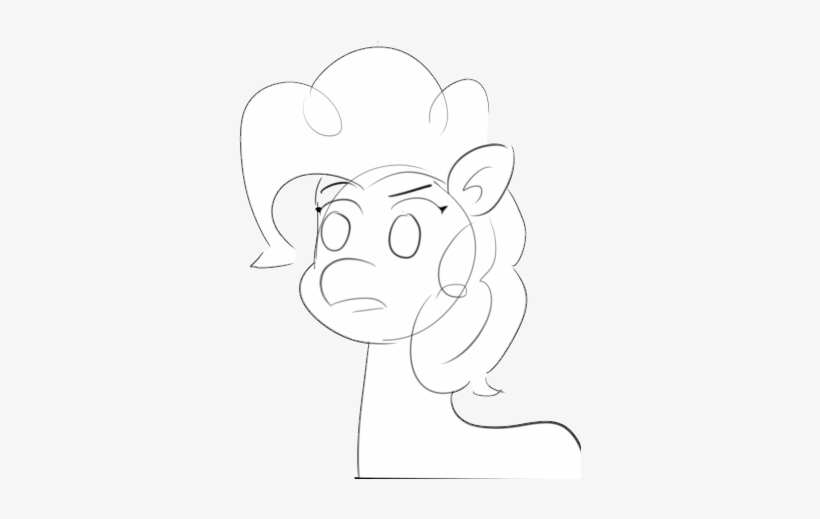 Edit, Omg, Pinkie Pie, Raised Eyebrow, Reaction Image, - Cartoon, transparent png download