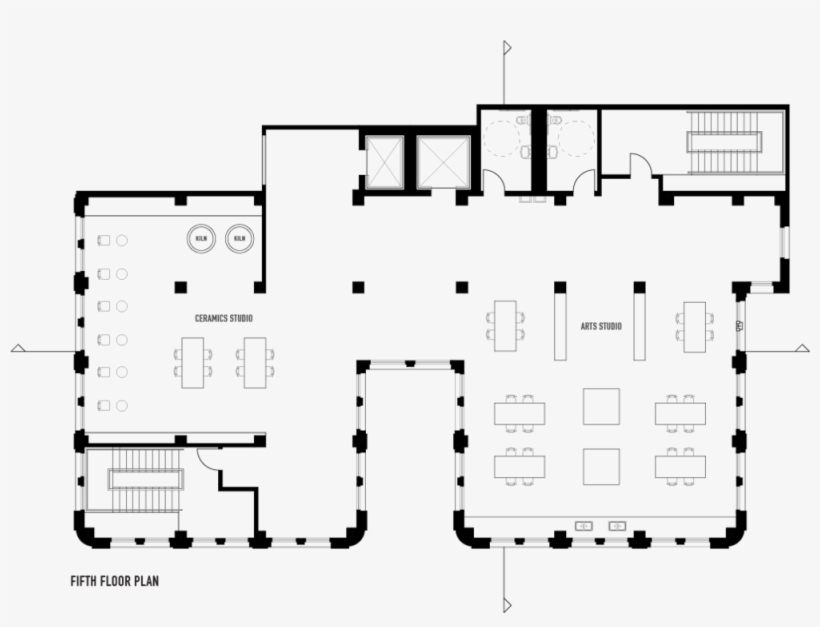 Fin Plan Fifth Floor - Diagram, transparent png download