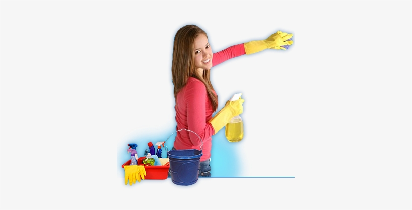 Professional Cleaning Girl - Cleaning Company, transparent png download