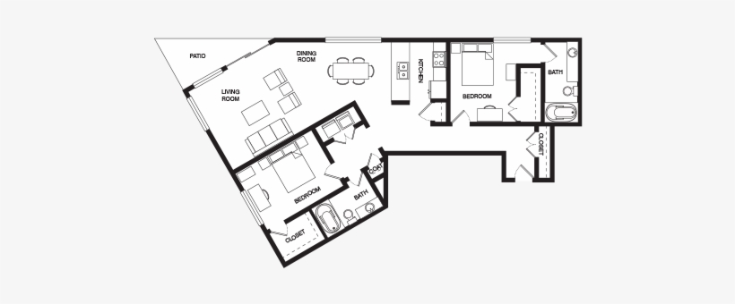 Floor Plan 20 B13 - Floor Plan, transparent png download
