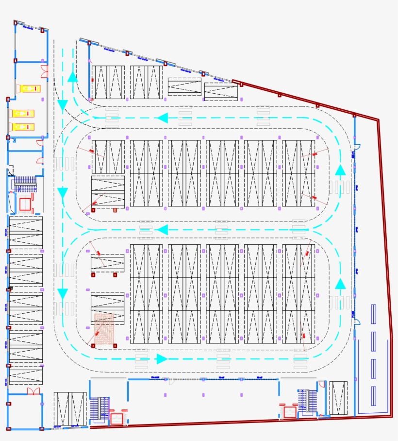 Parking Floor - Diagram, transparent png download