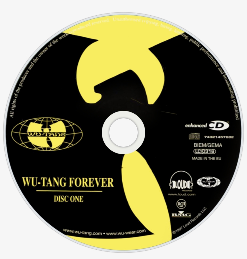 Wu Tang Clan Enter The Wu Tang 36 Chambers Download - Wu Tang Forever Disc, transparent png download
