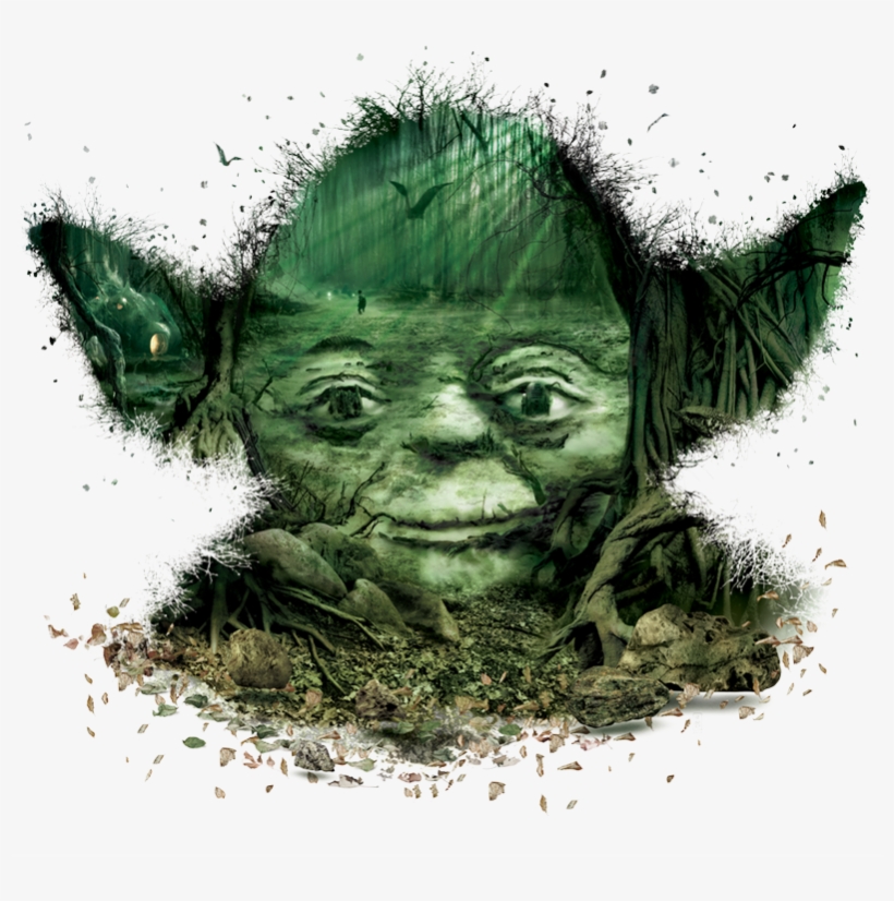 Yoda-trans - Star Wars Identities Poster, transparent png download