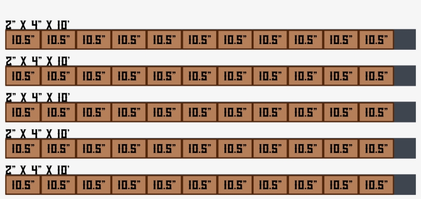 Jenga Cut List - Giant Jenga Diy, transparent png download