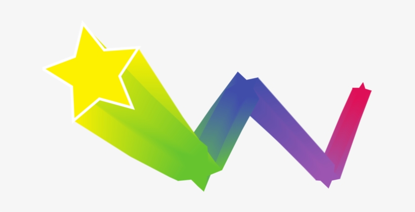 Star Computer Icons Art Color Gradient - Bouncing Star Clip Art, transparent png download