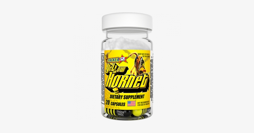 Yellow Hornet - Stacker 2 Yellow Hornet Extreme Energizer, Capsules, transparent png download