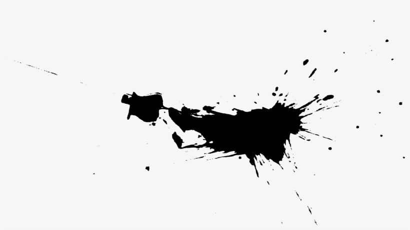 Black Splatter Png For Kids, transparent png download